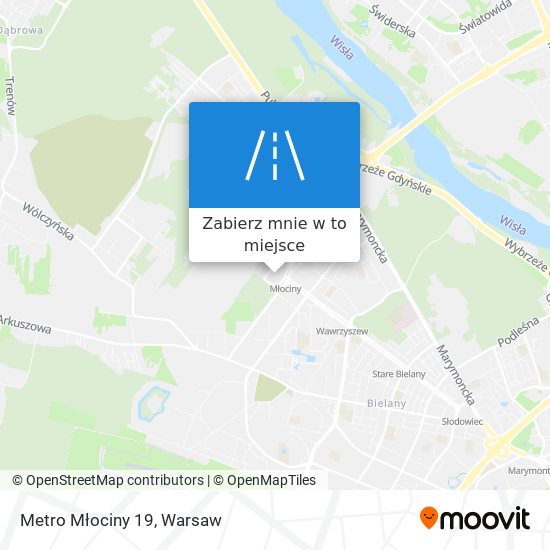 Mapa Metro Młociny 19