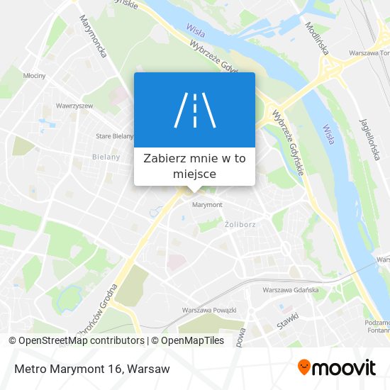 Mapa Metro Marymont 16