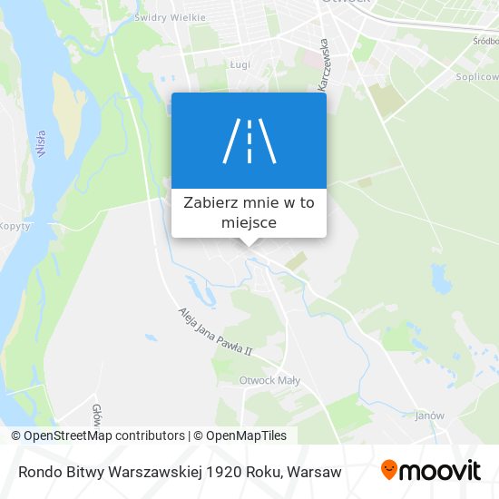 Mapa Rondo Bitwy Warszawskiej 1920 Roku