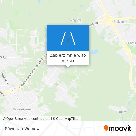 Mapa Sóweczki