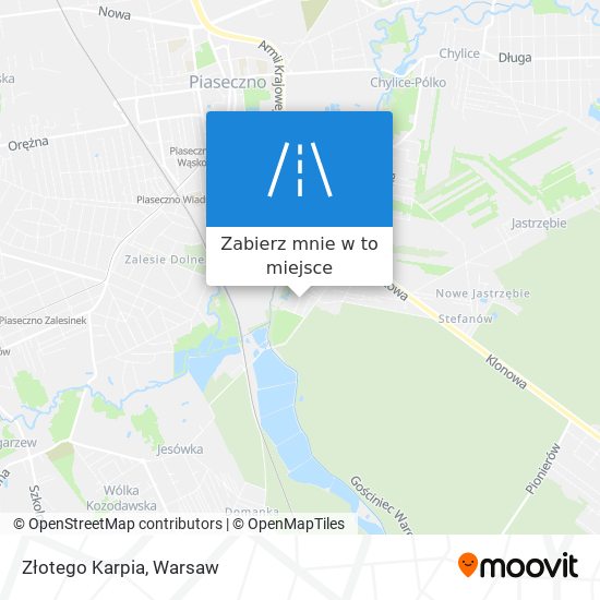 Mapa Złotego Karpia