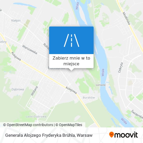 Mapa Generała Alojzego Fryderyka Brühla