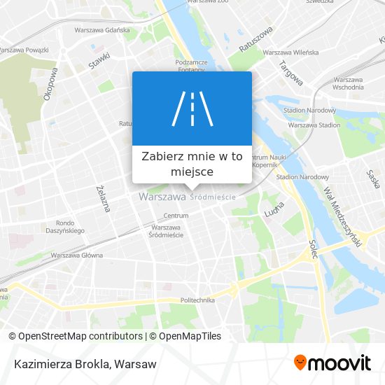 Mapa Kazimierza Brokla