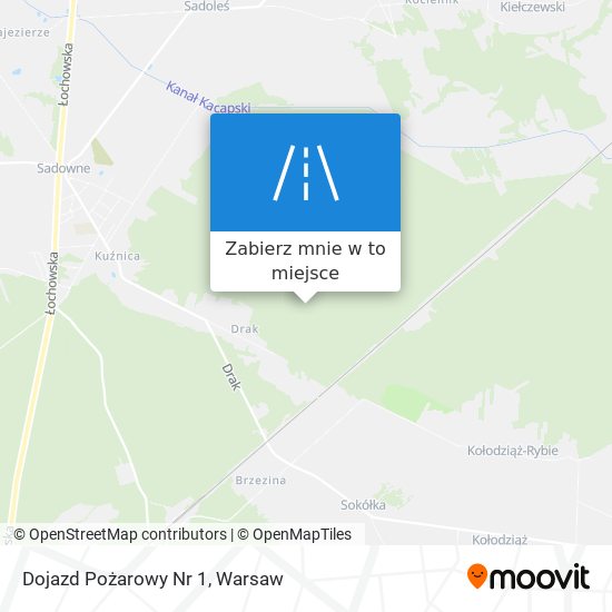 Mapa Dojazd Pożarowy Nr 1