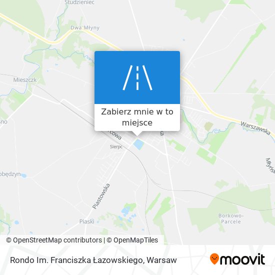 Mapa Rondo Im. Franciszka Łazowskiego