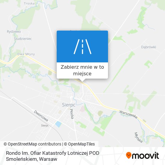 Mapa Rondo Im. Ofiar Katastrofy Lotniczej POD Smoleńskiem