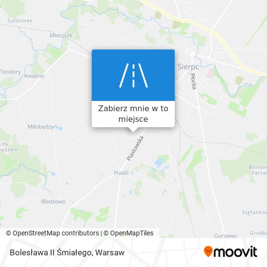 Mapa Bolesława II Śmiałego