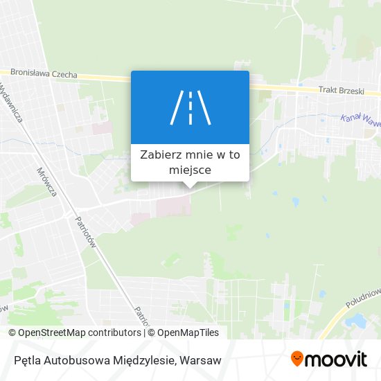 Mapa Pętla Autobusowa Międzylesie