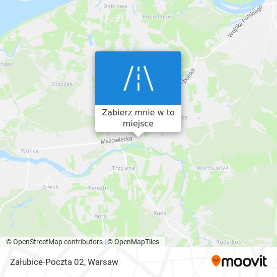 Mapa Załubice-Poczta 02