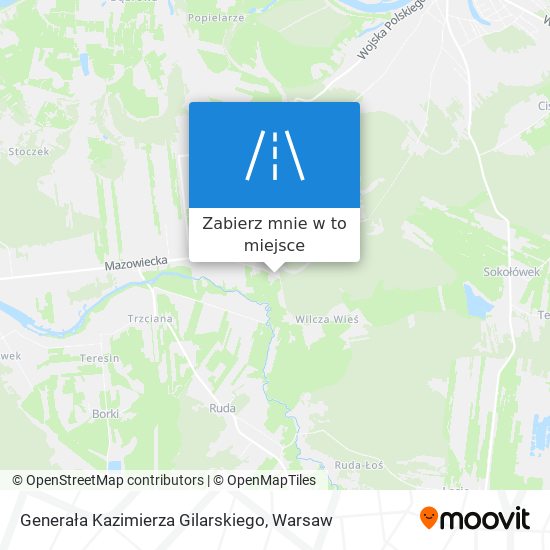 Mapa Generała Kazimierza Gilarskiego