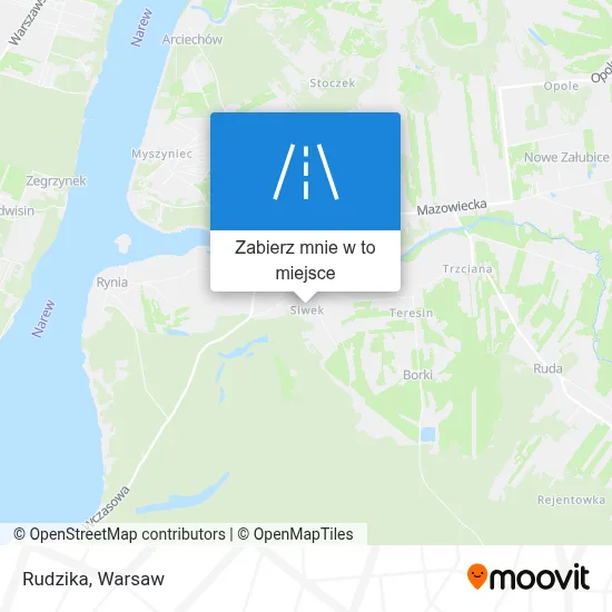 Mapa Rudzika
