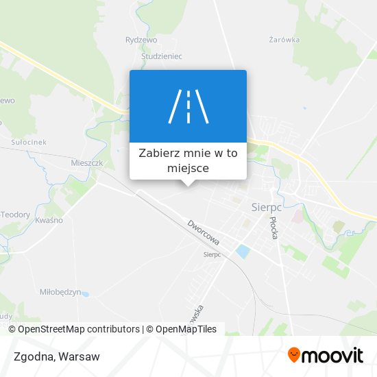 Mapa Zgodna