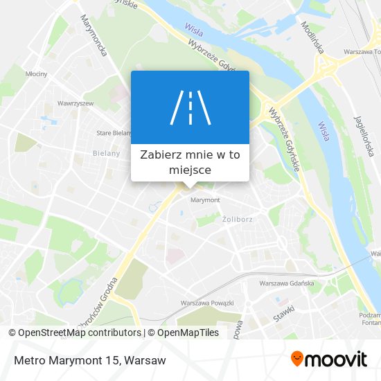 Mapa Metro Marymont 15