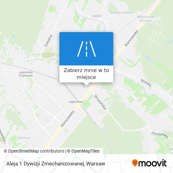 Mapa Aleja 1 Dywizji Zmechanizowanej