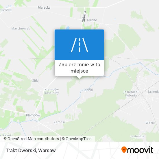 Mapa Trakt Dworski