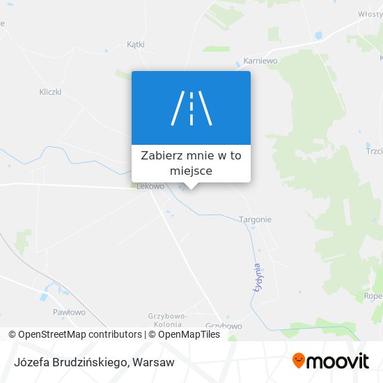 Mapa Józefa Brudzińskiego