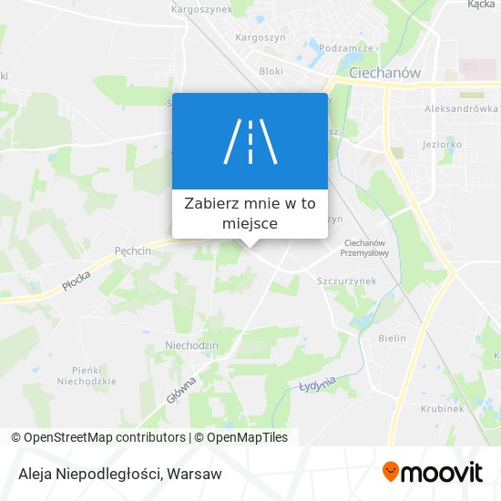 Mapa Aleja Niepodległości