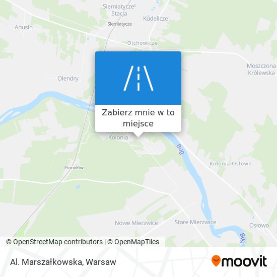 Mapa Al. Marszałkowska