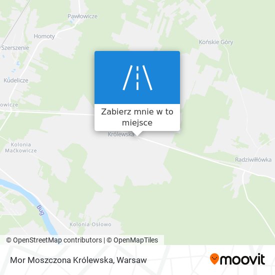 Mapa Mor Moszczona Królewska