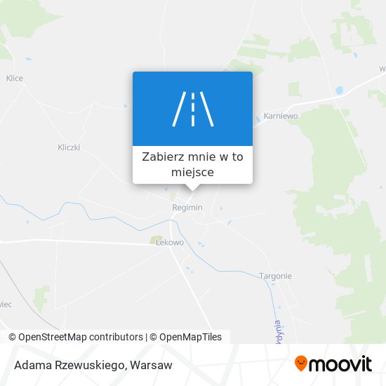 Mapa Adama Rzewuskiego