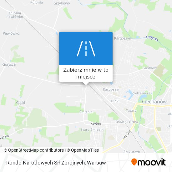 Mapa Rondo Narodowych Sił Zbrojnych