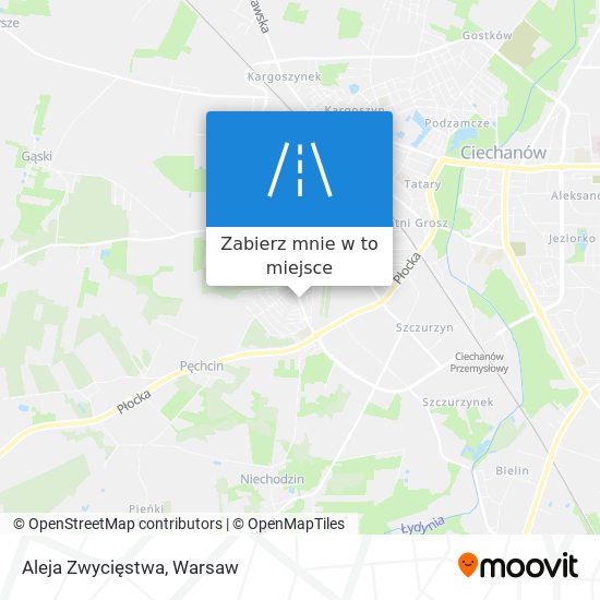 Mapa Aleja Zwycięstwa