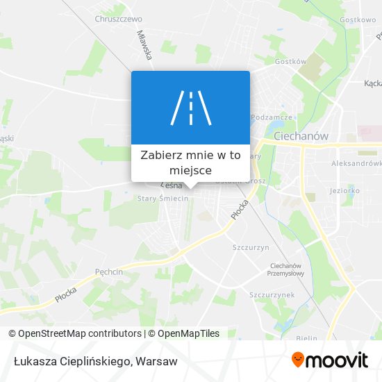 Mapa Łukasza Cieplińskiego