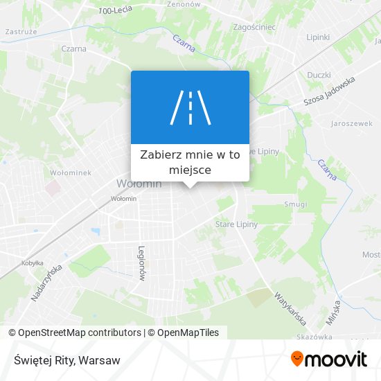 Mapa Świętej Rity