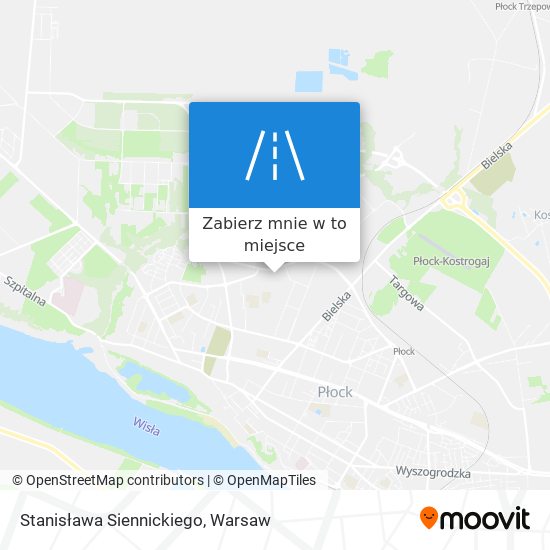 Mapa Stanisława Siennickiego