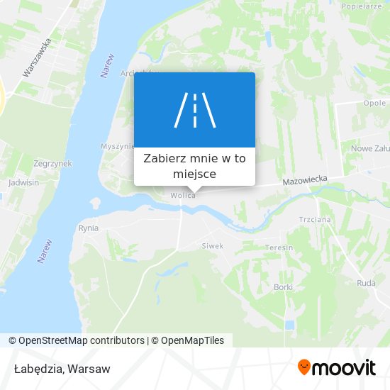 Mapa Łabędzia