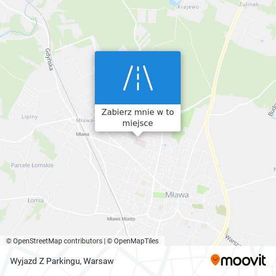 Mapa Wyjazd Z Parkingu