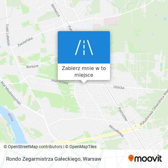 Mapa Rondo Zegarmistrza Gałeckiego