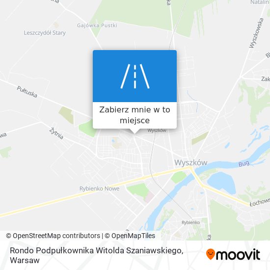 Mapa Rondo Podpułkownika Witolda Szaniawskiego