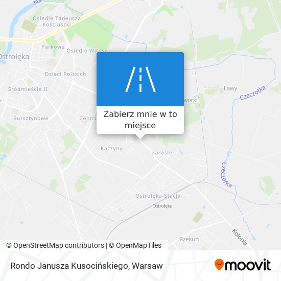 Mapa Rondo Janusza Kusocińskiego