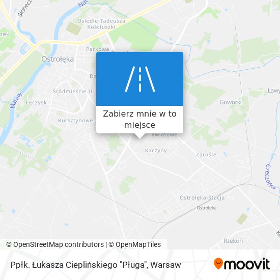 Mapa Ppłk. Łukasza Cieplińskiego "Pługa"