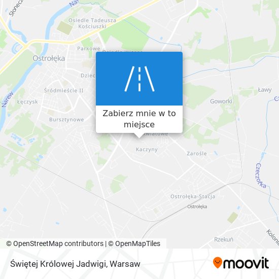 Mapa Świętej Królowej Jadwigi