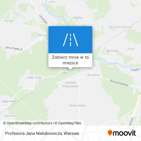 Mapa Profesora Jana Nielubowicza