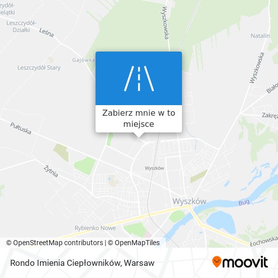 Mapa Rondo Imienia Ciepłowników