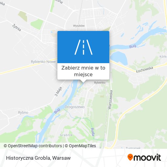 Mapa Historyczna Grobla