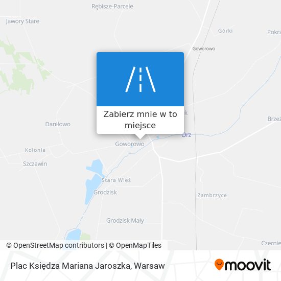 Mapa Plac Księdza Mariana Jaroszka