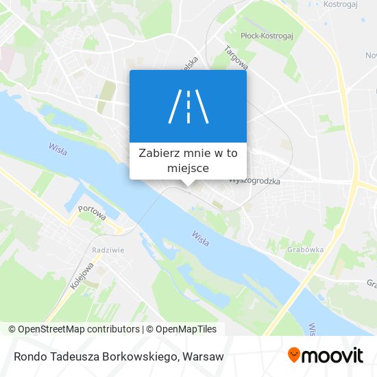 Mapa Rondo Tadeusza Borkowskiego