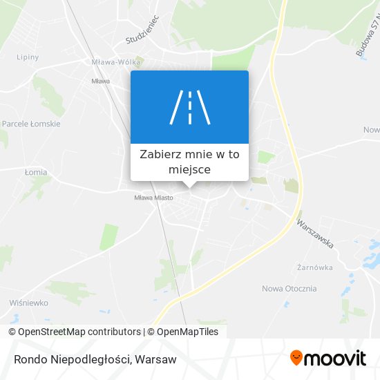 Mapa Rondo Niepodległości