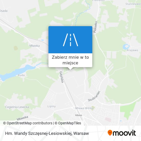 Mapa Hm. Wandy Szczęsnej-Lesiowskiej