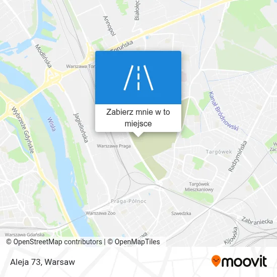 Mapa Aleja 73