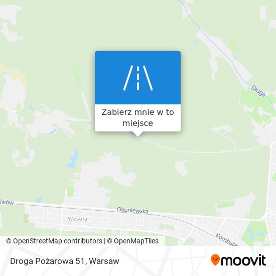 Mapa Droga Pożarowa 51