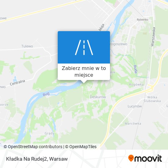 Mapa Kładka Na Rudej2