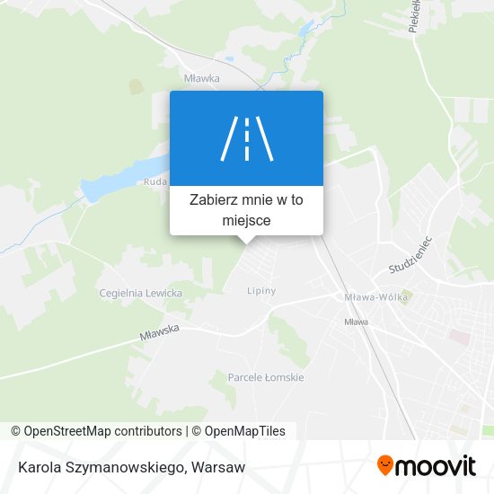 Mapa Karola Szymanowskiego