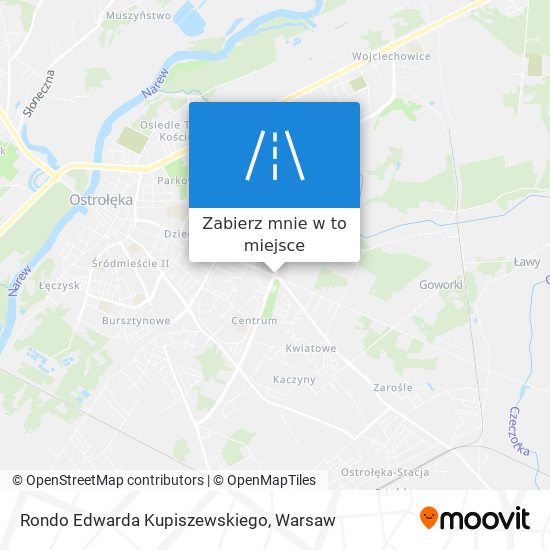 Mapa Rondo Edwarda Kupiszewskiego