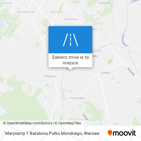 Mapa Marynarzy 1 Batalionu Pułku Morskiego