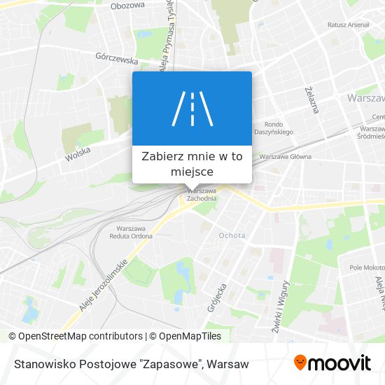 Mapa Stanowisko Postojowe "Zapasowe"